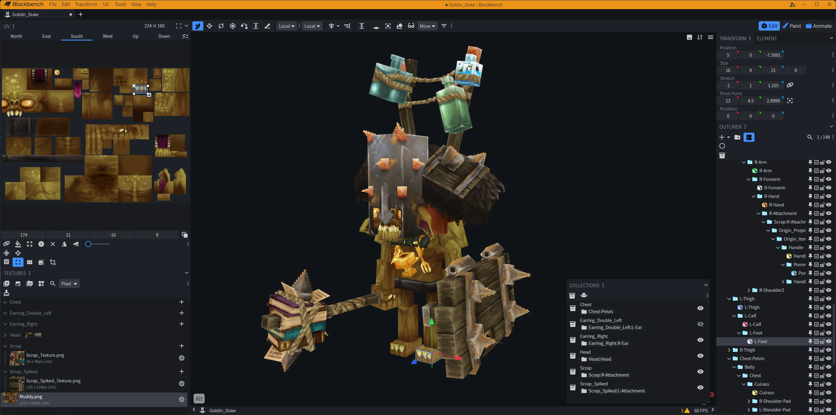 Official Hytale Blockbench plugin modeling interface