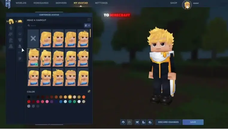 Hytale character customization and gameplay